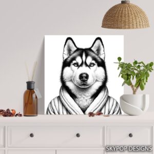 Siberian Husky Art