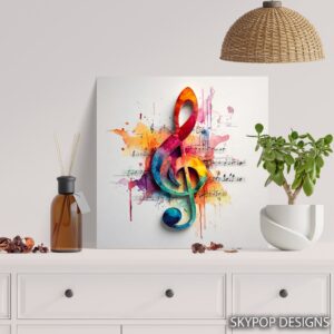 Treble Clef Art