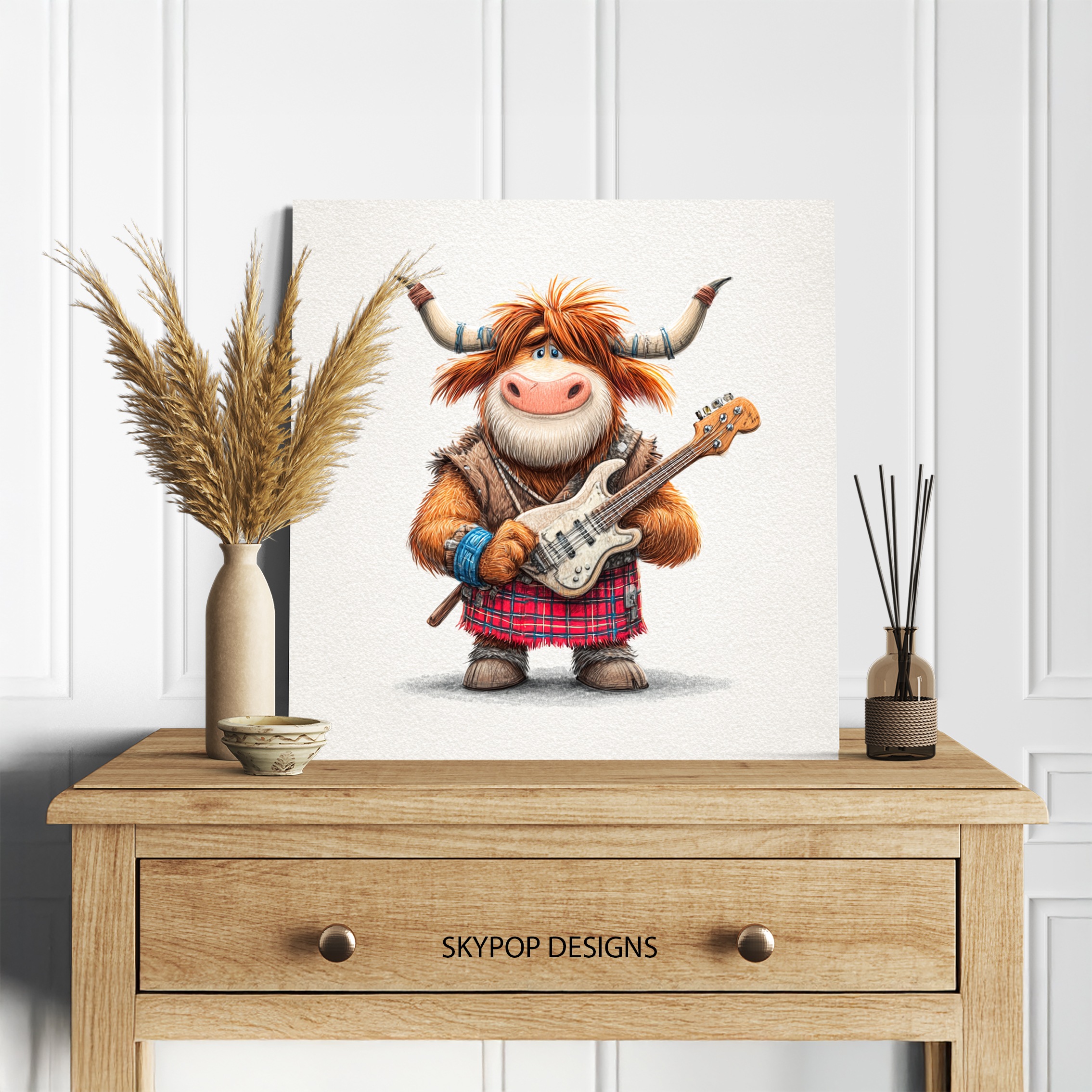 5.jpg Highland Cow Art