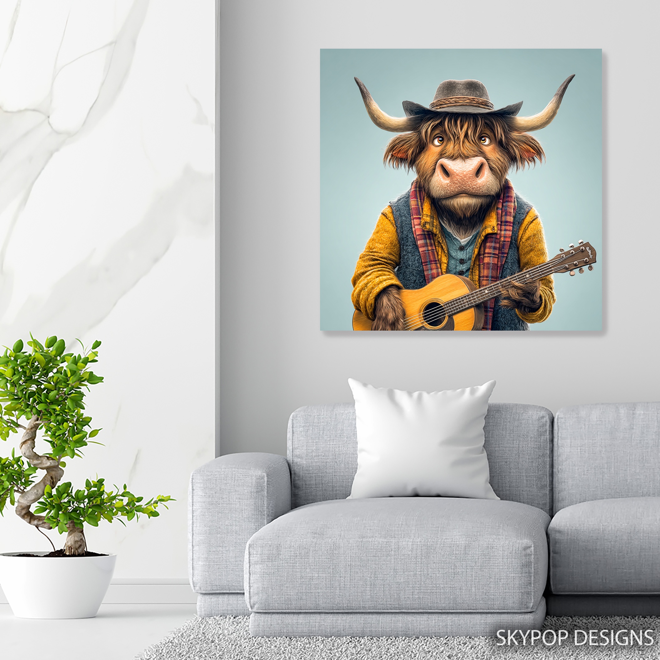5.jpg Highland Cow Art
