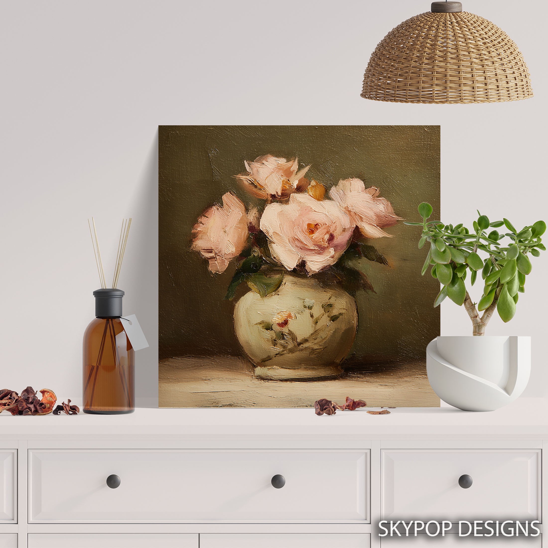 5.jpg Pink Roses Art