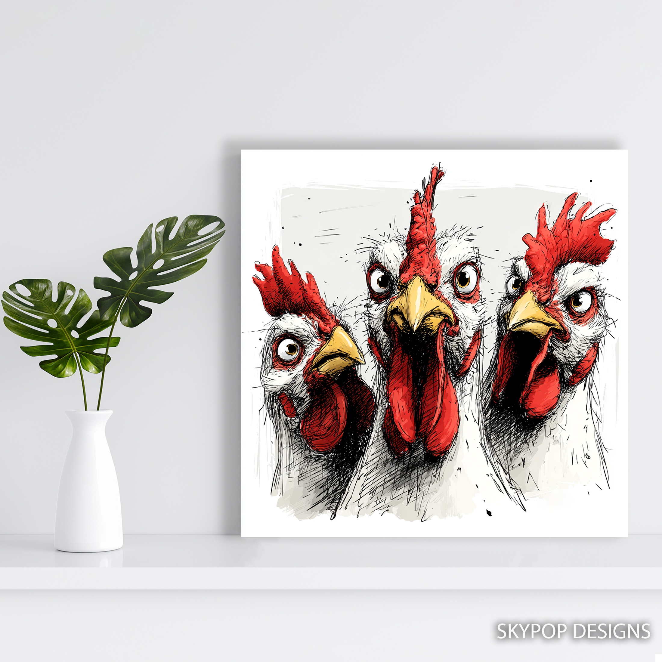 5.jpg Rooster Art