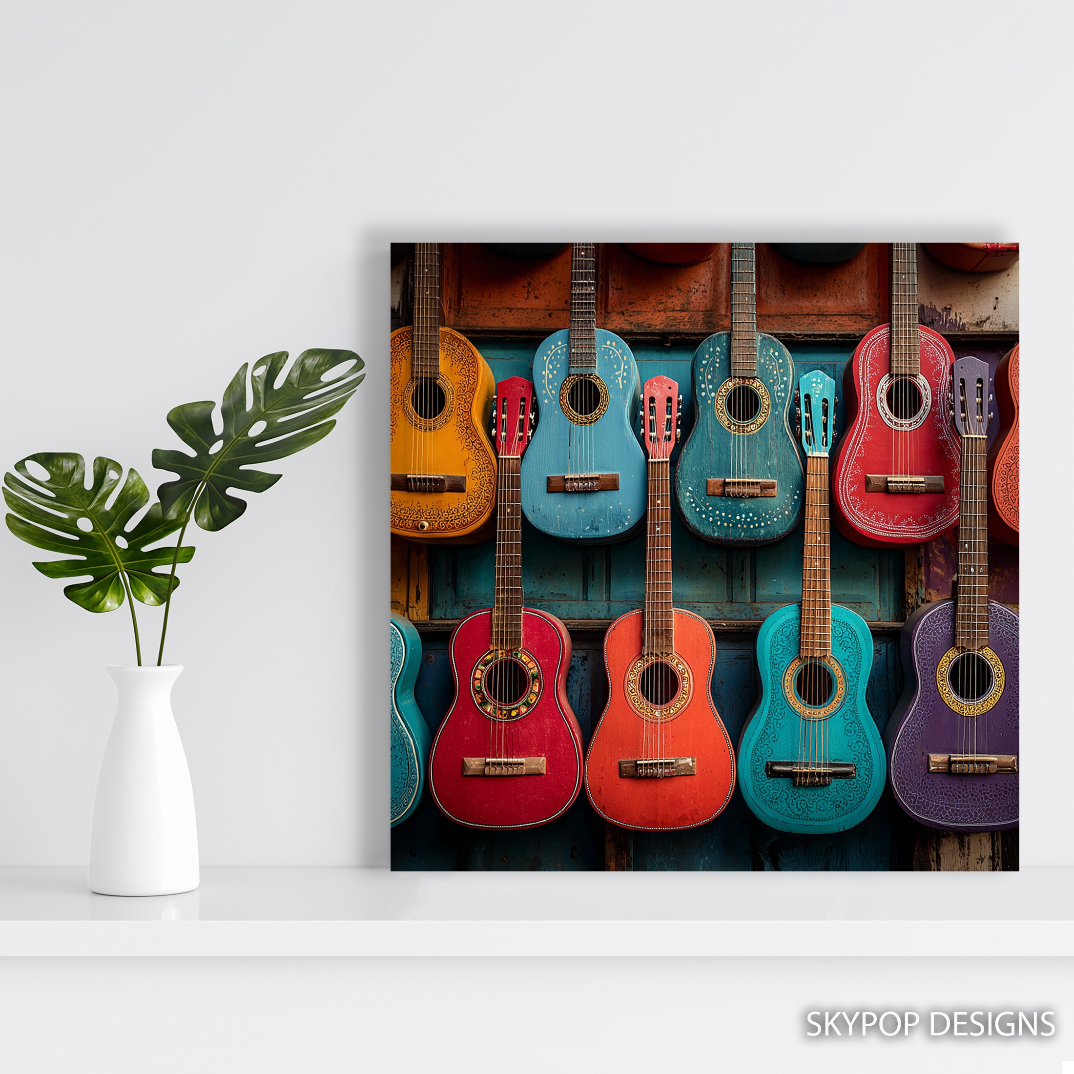 5.jpg Colorful Guitar Art