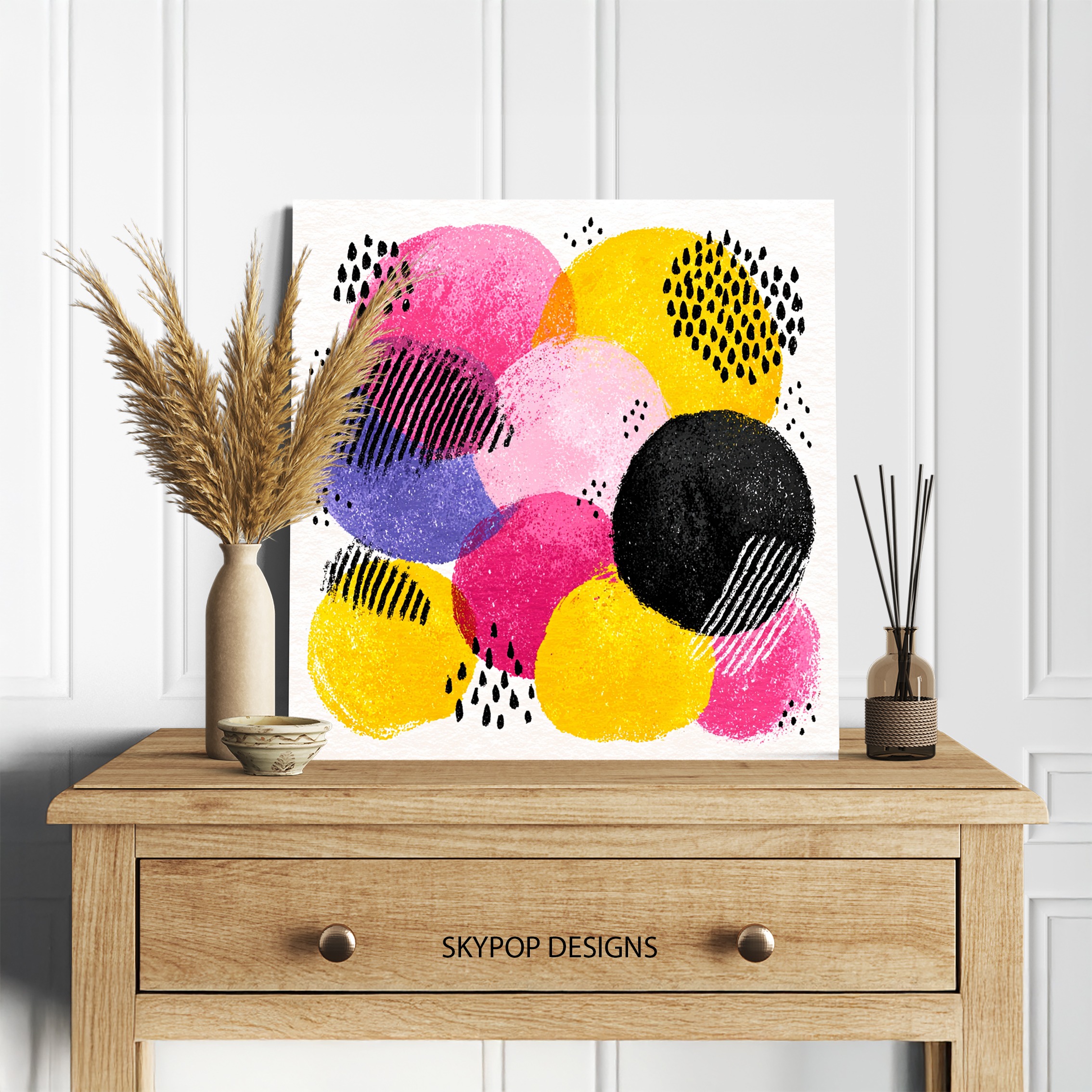 5.jpg Vibrant Circles Art
