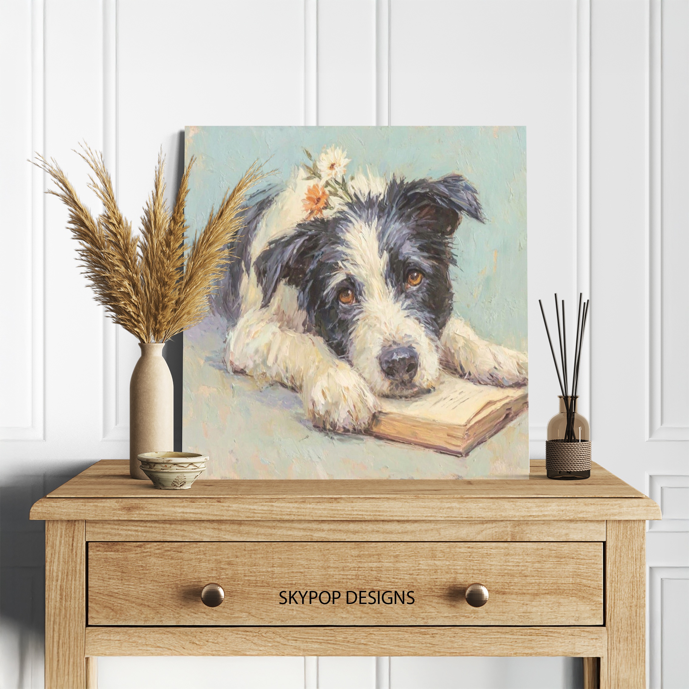 5.jpg Border Collie Art