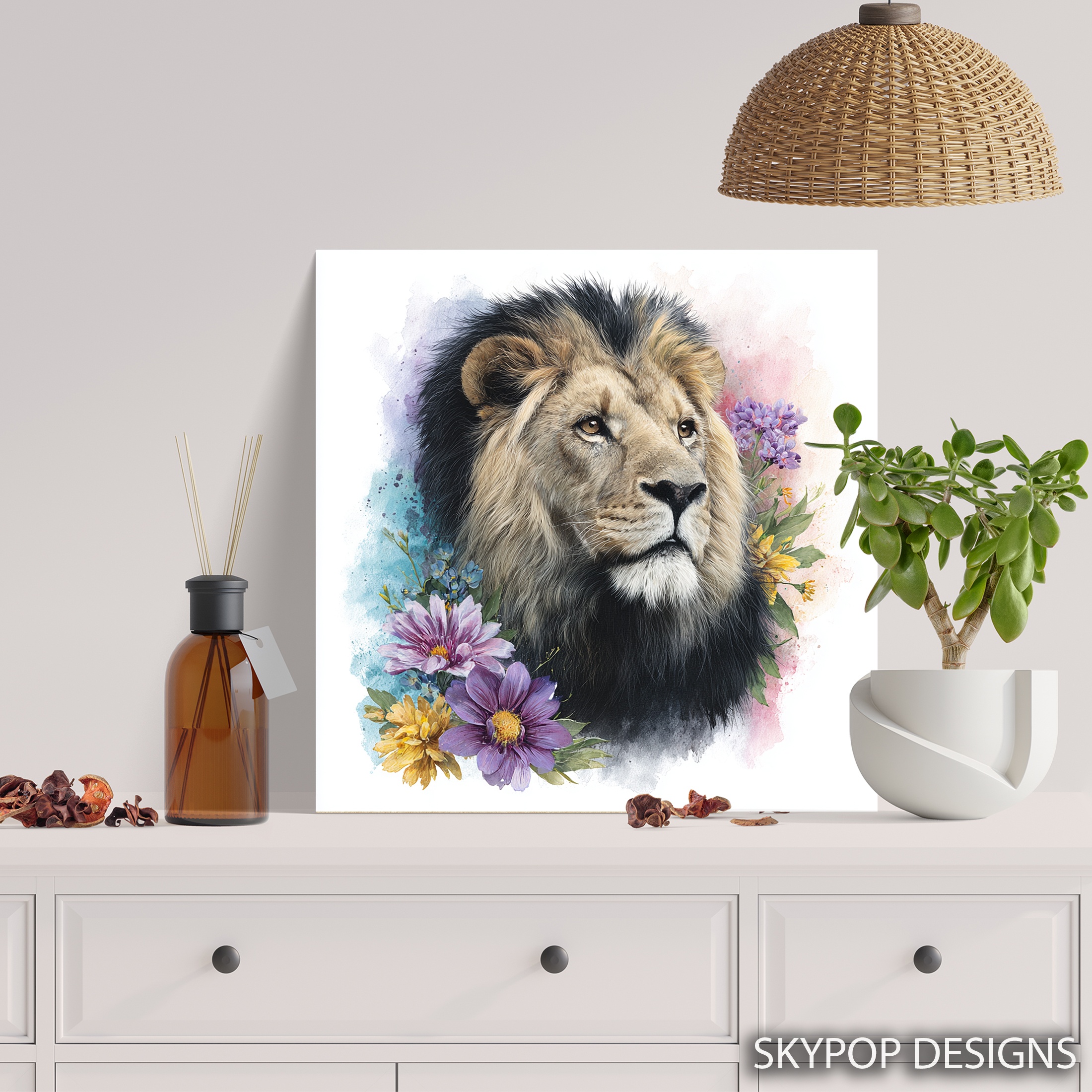 5.jpg Lion Flower Art