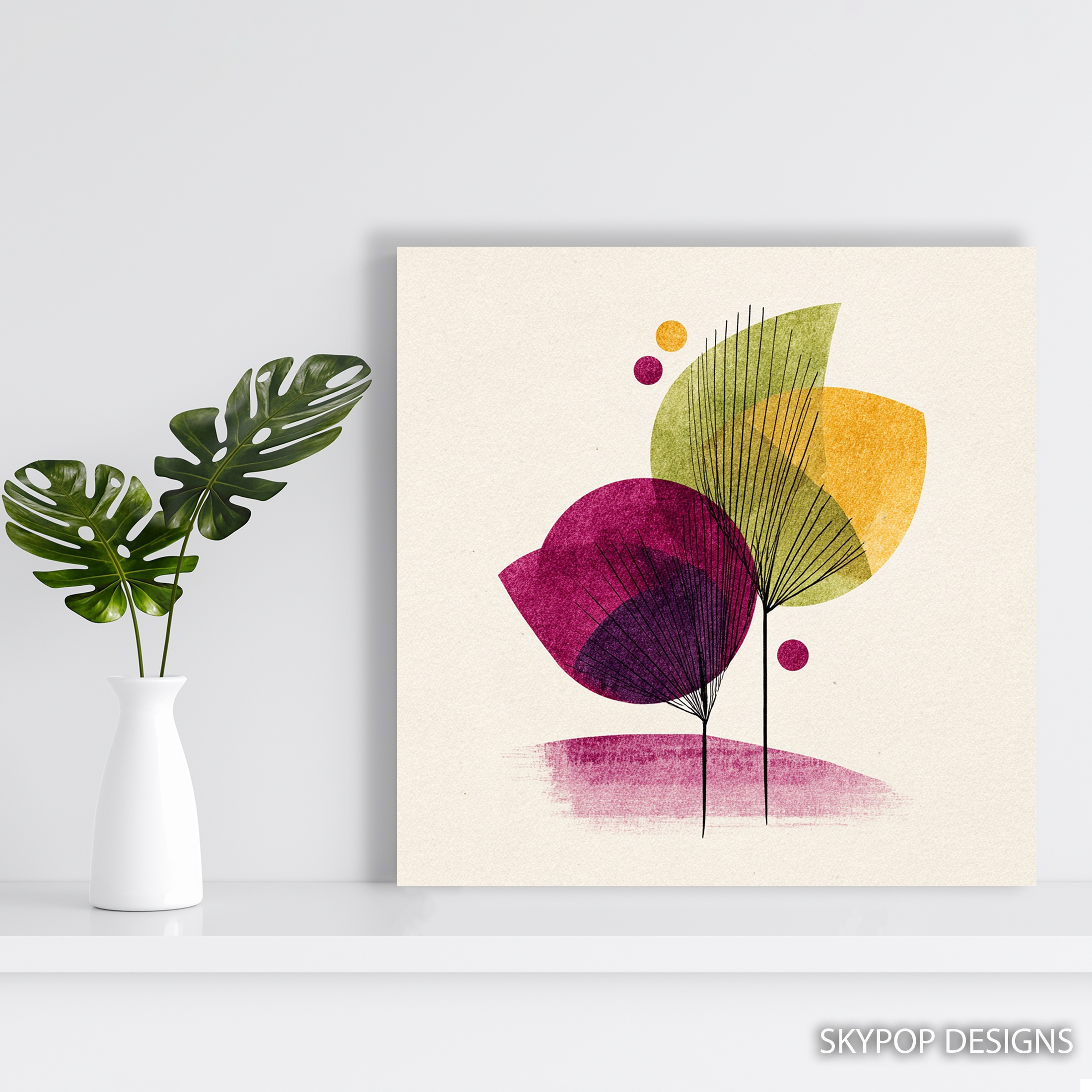 5.jpg Geometric Floral Art