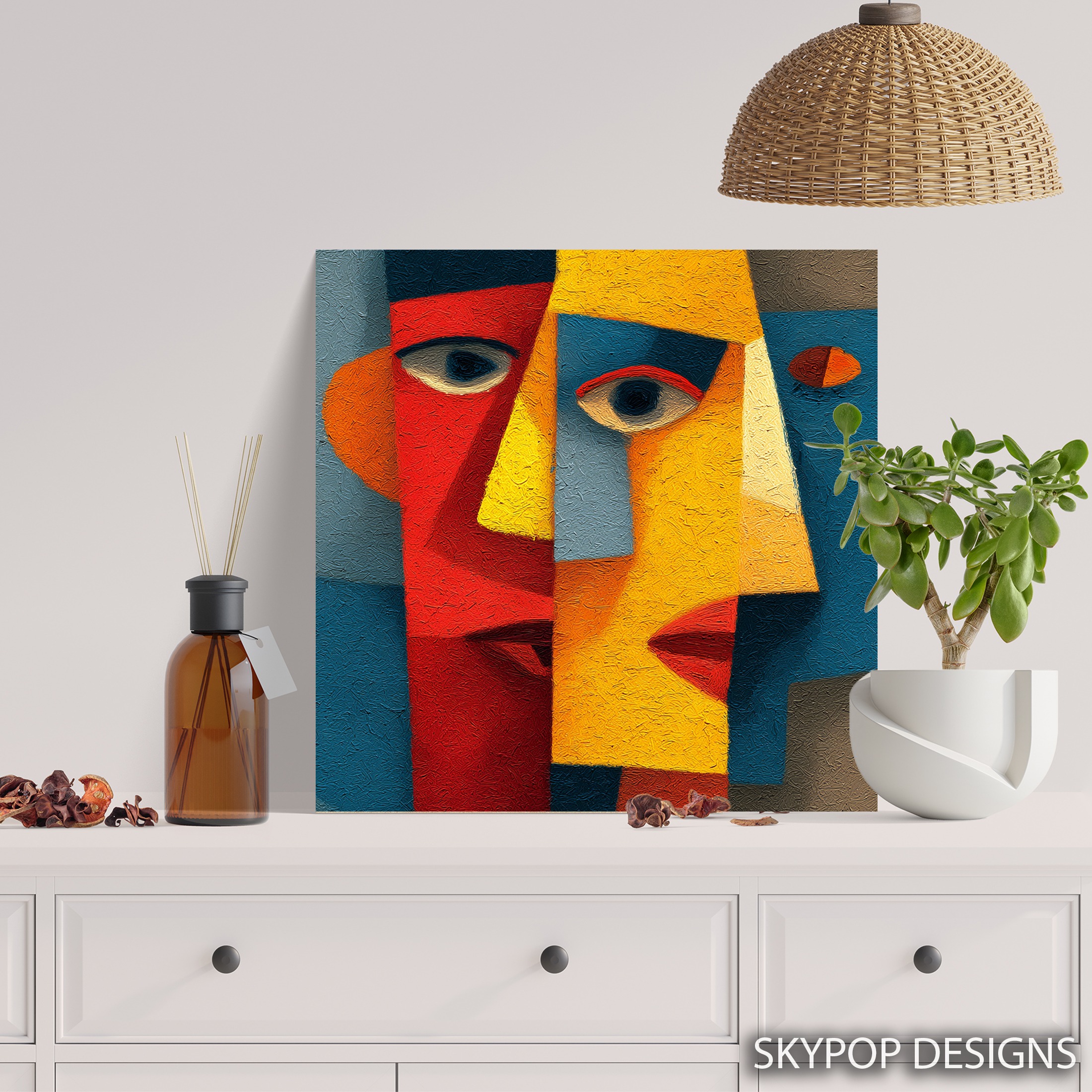 5.jpg Cubist Faces Art