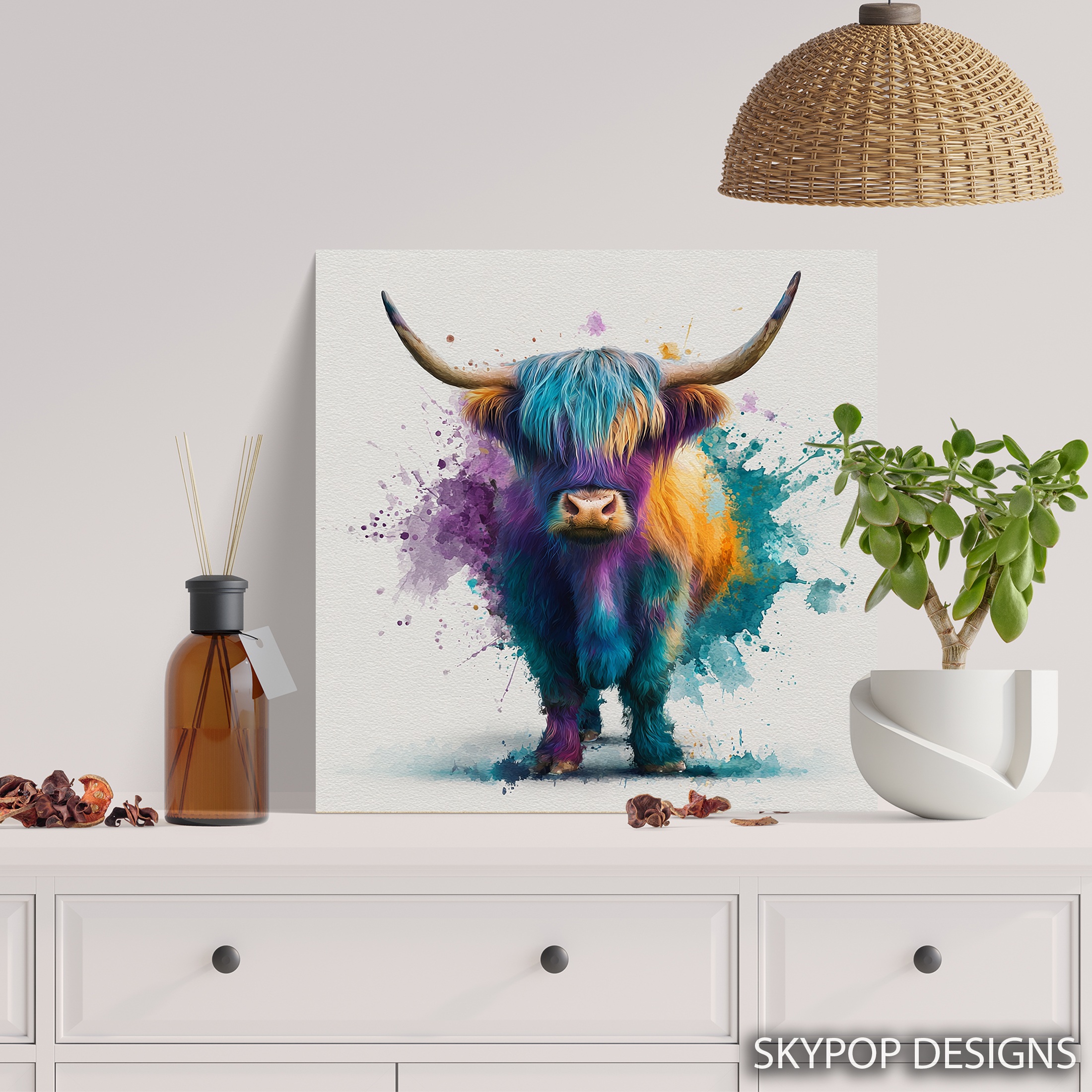5.jpg Highland Cow Art