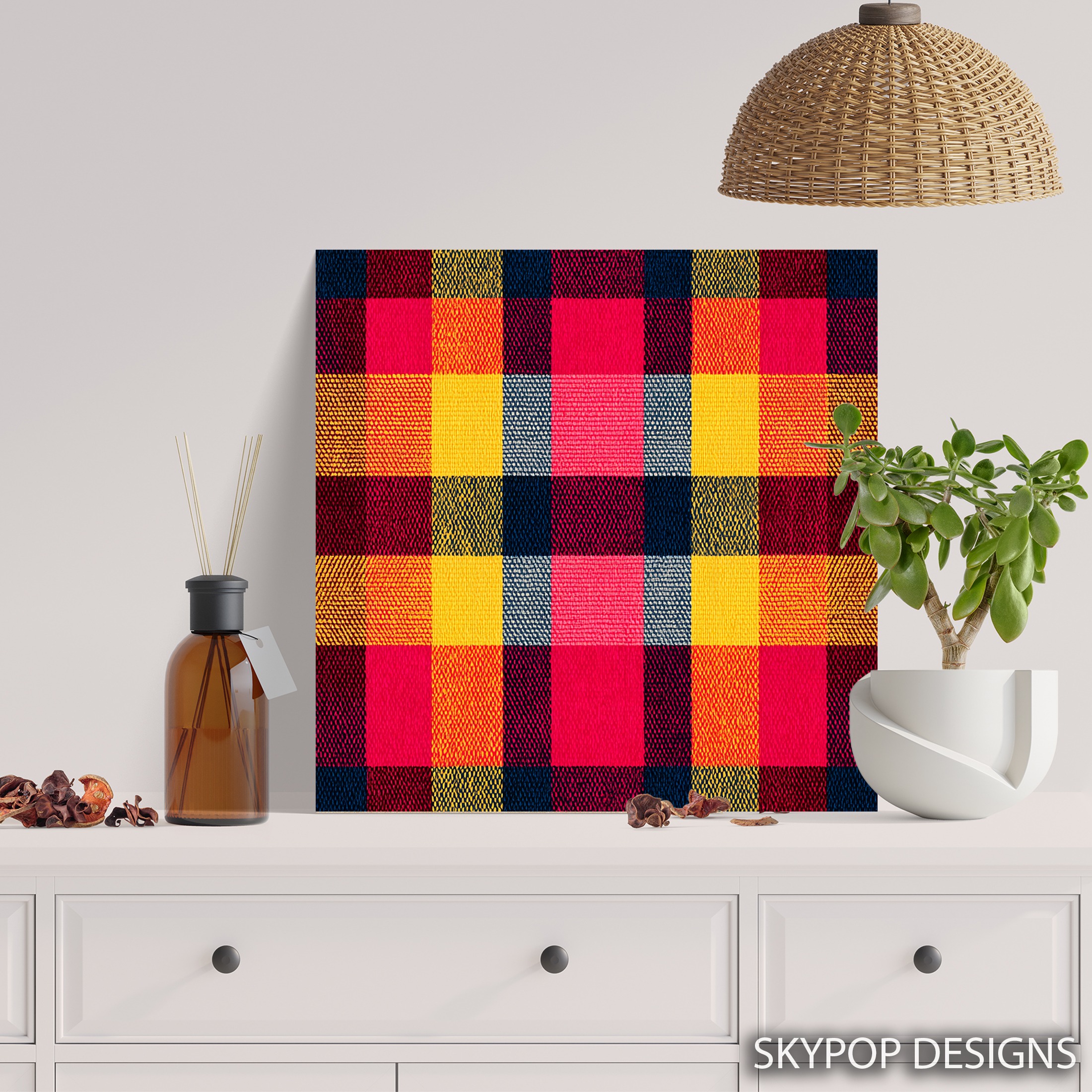 5.jpg Colorful Plaid Art