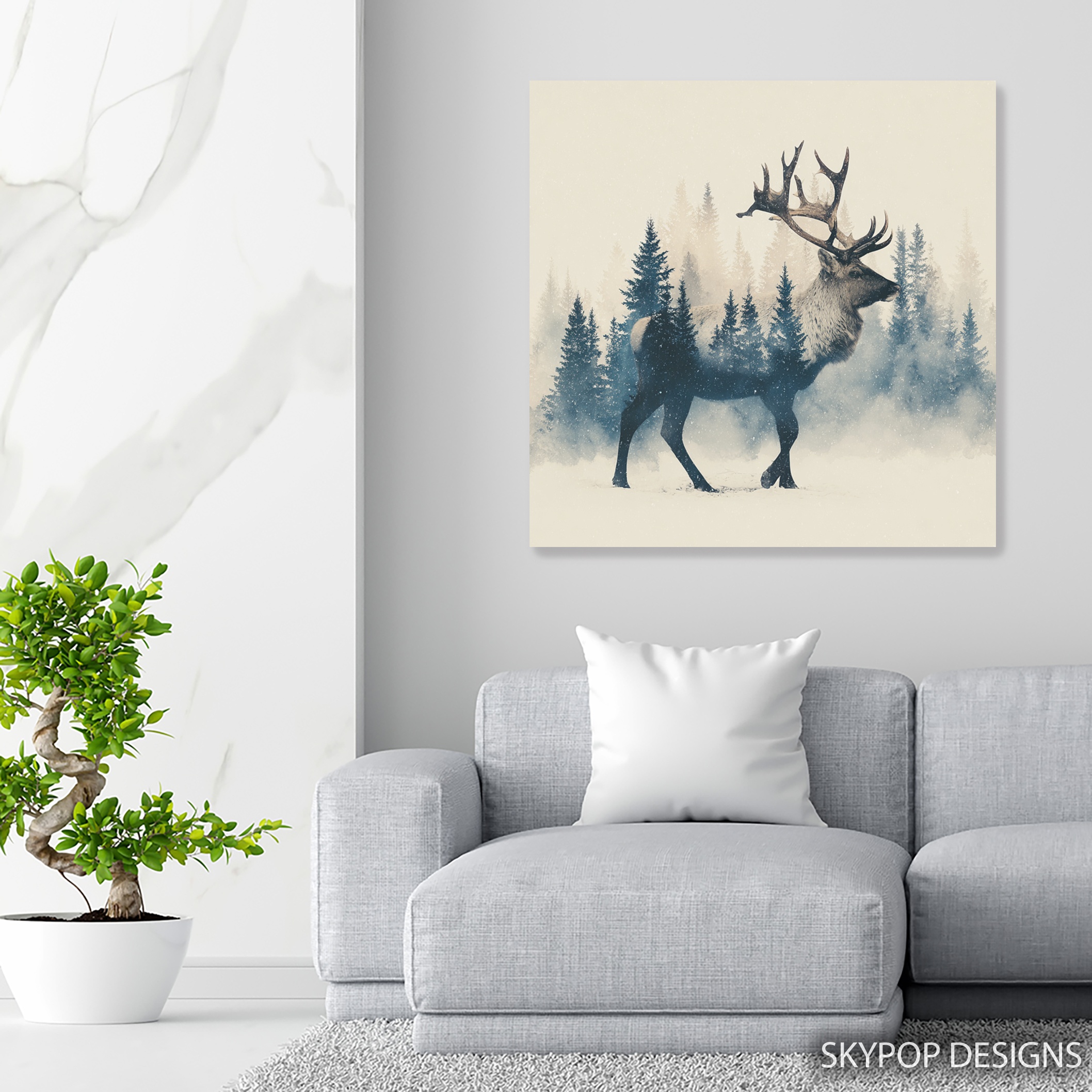 5.jpg Deer Art