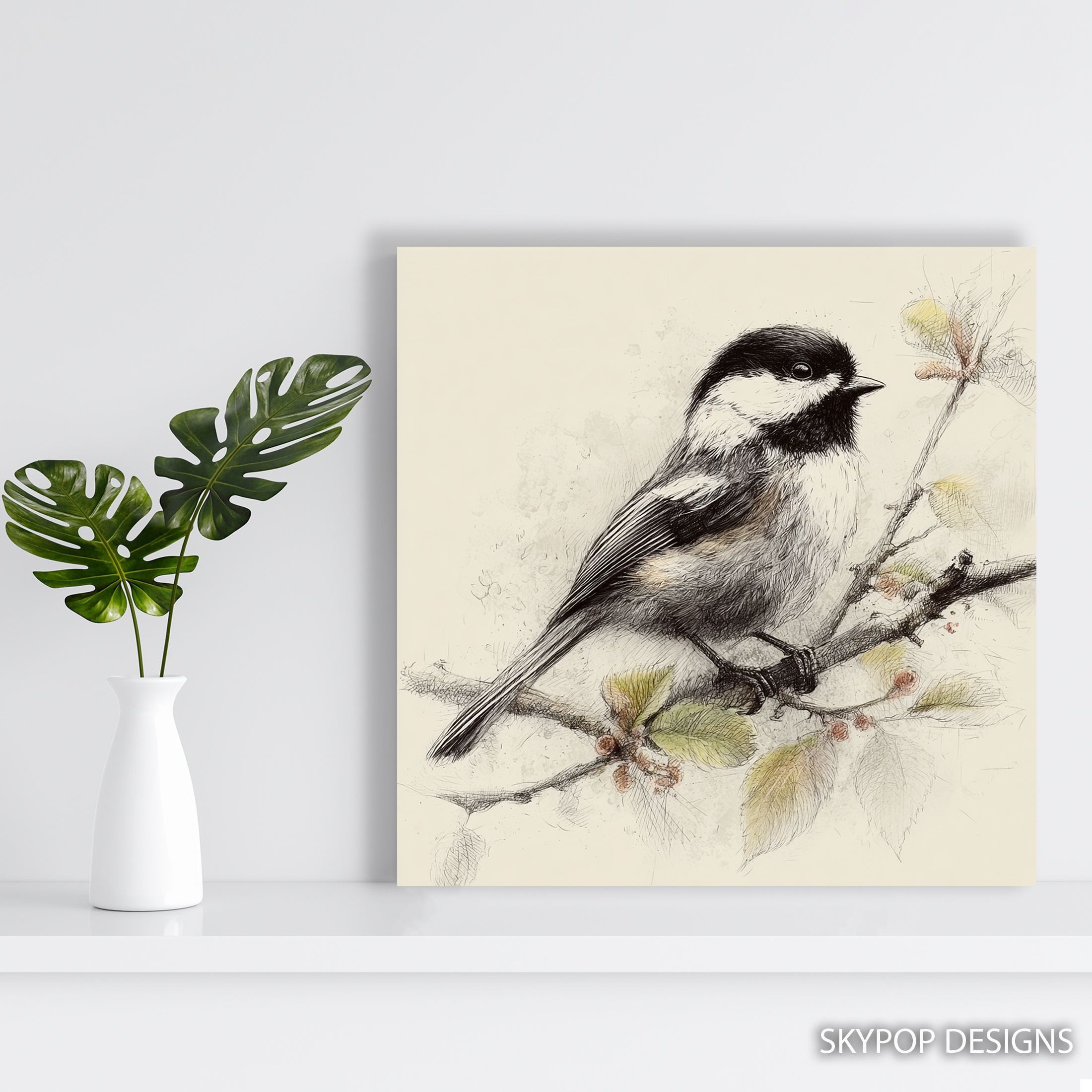 5.jpg Chickadee Art