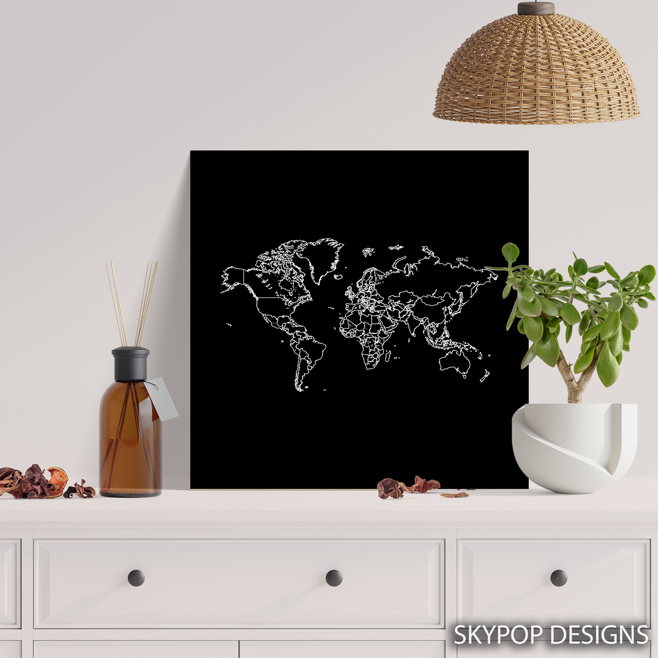 5.jpg World Map Outline Art