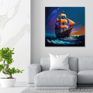 Pirate Ship Art