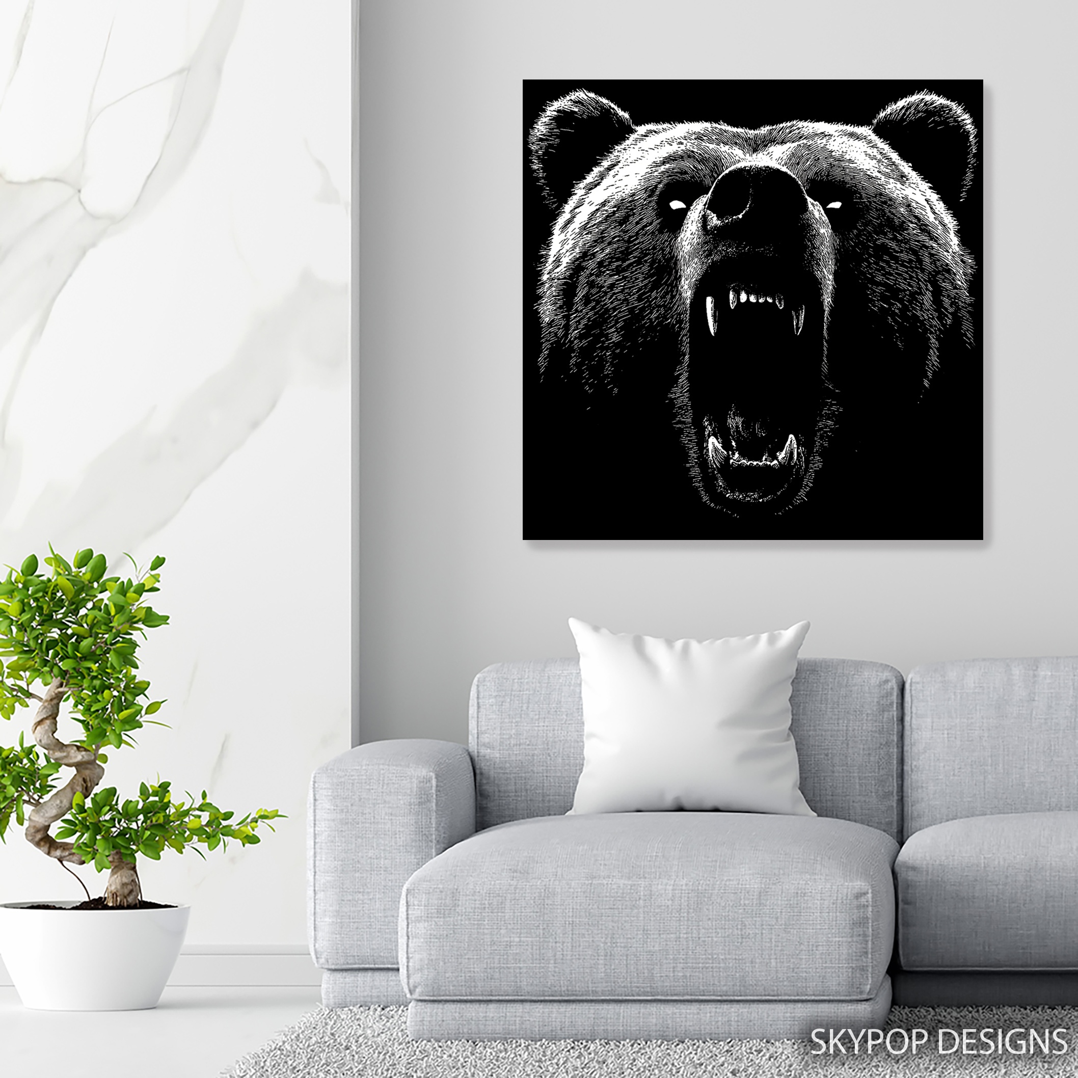 5.jpg Roaring Bear Art