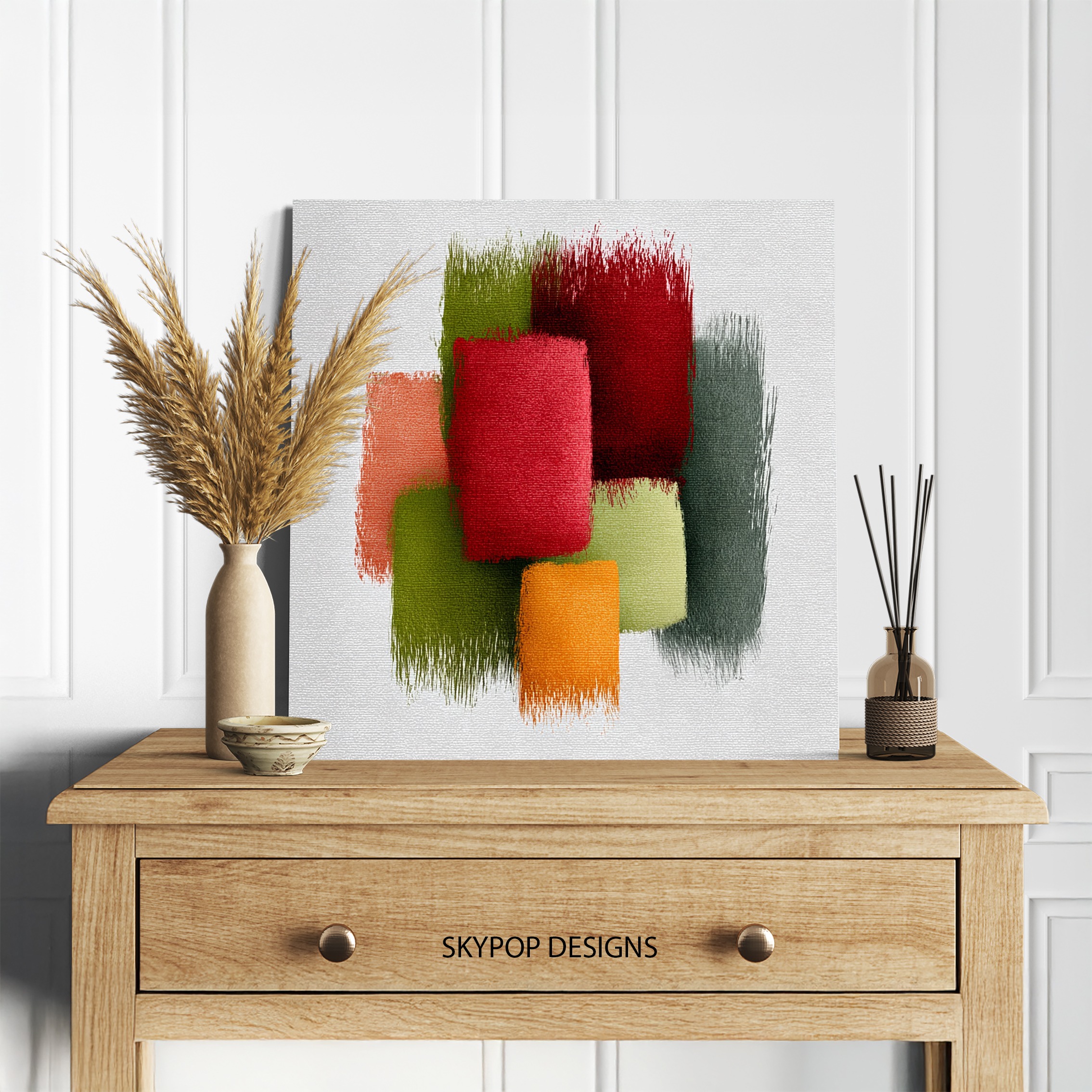 5.jpg Color Block Brush Strokes Art
