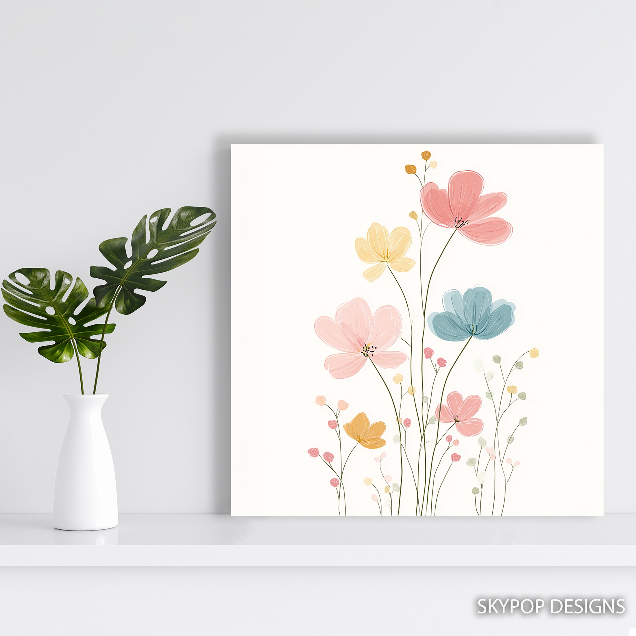 5.jpg Pastel Wildflower Art