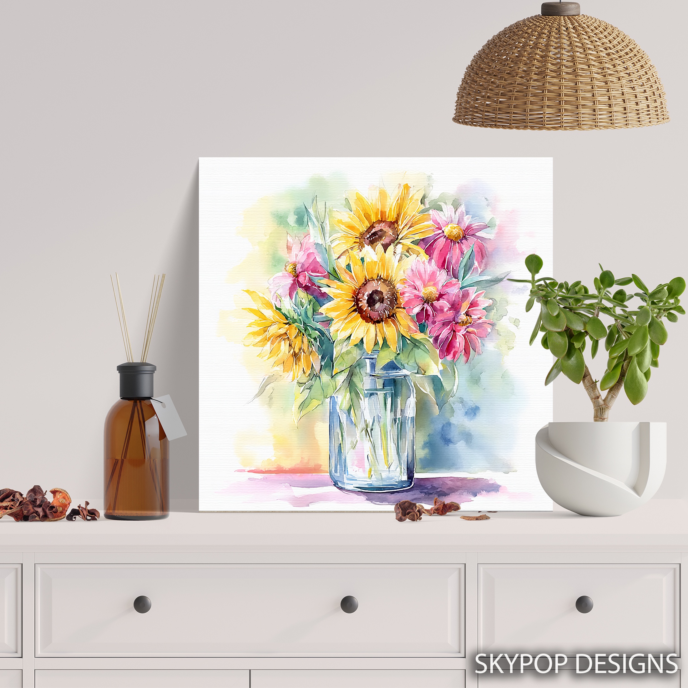 5.jpg Sunflower Bouquet Art