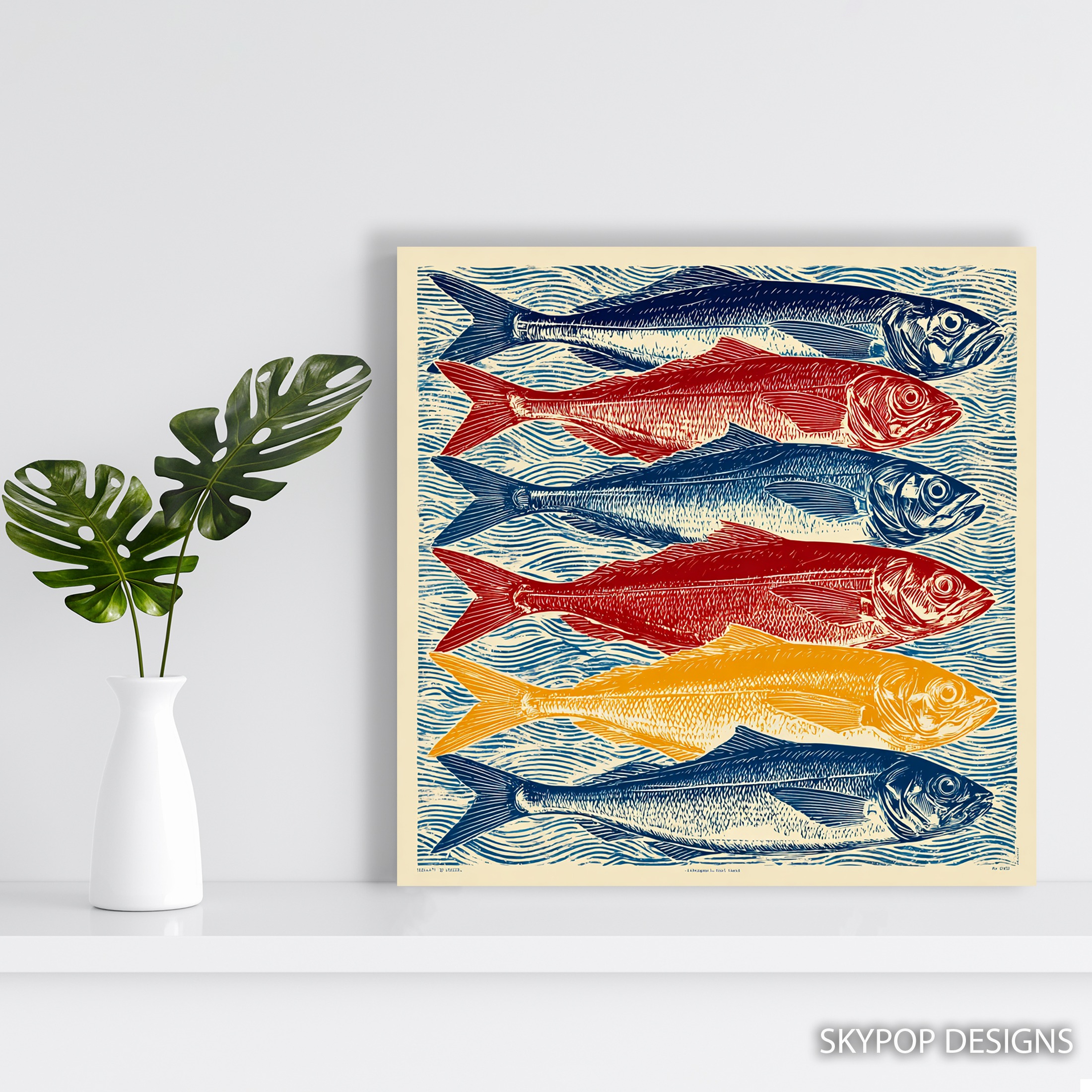 5.jpg Colorful Fish Art