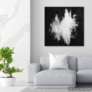 Monochrome Burst Art