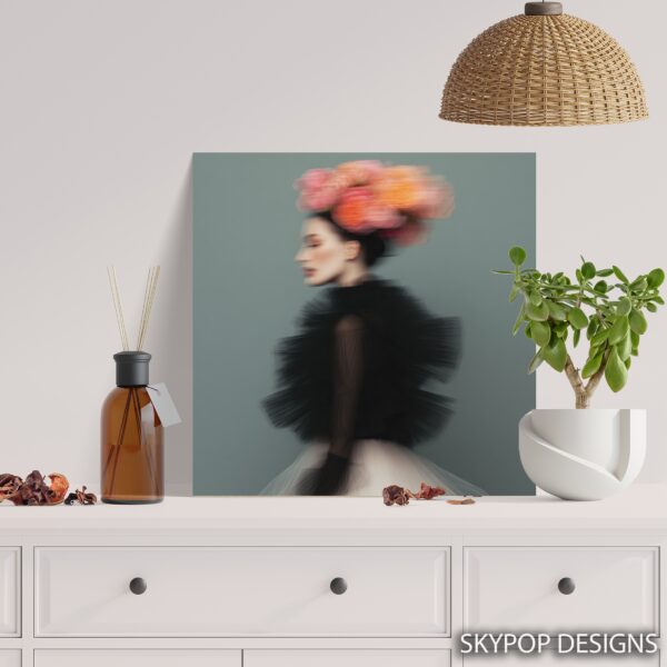 Floral Fashion Portrait Art