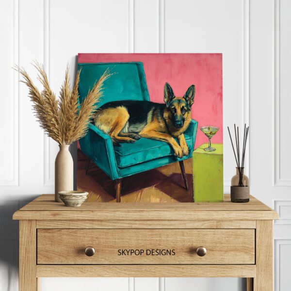 German Shepherd Art