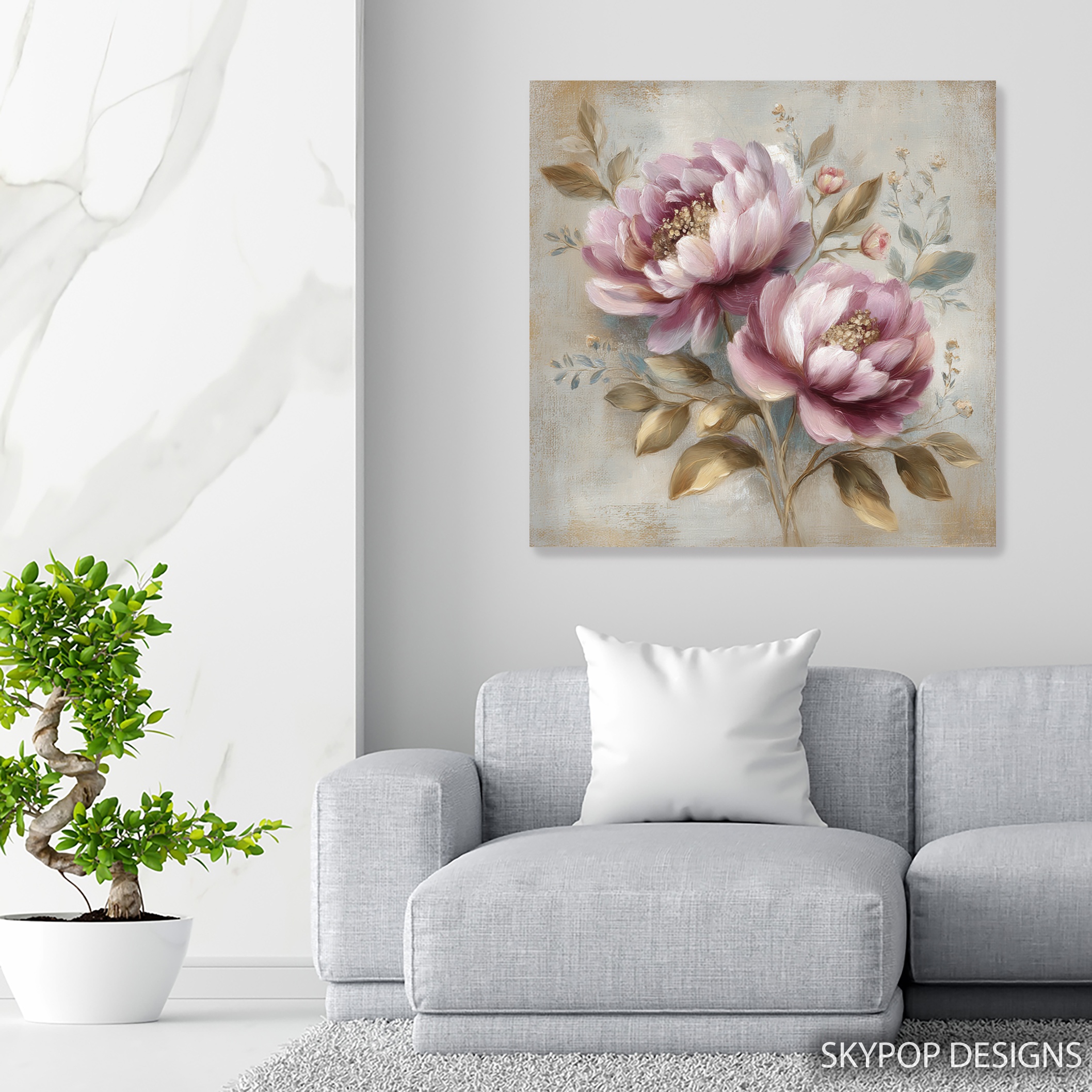 5.jpg Pink Peony Bloom Art