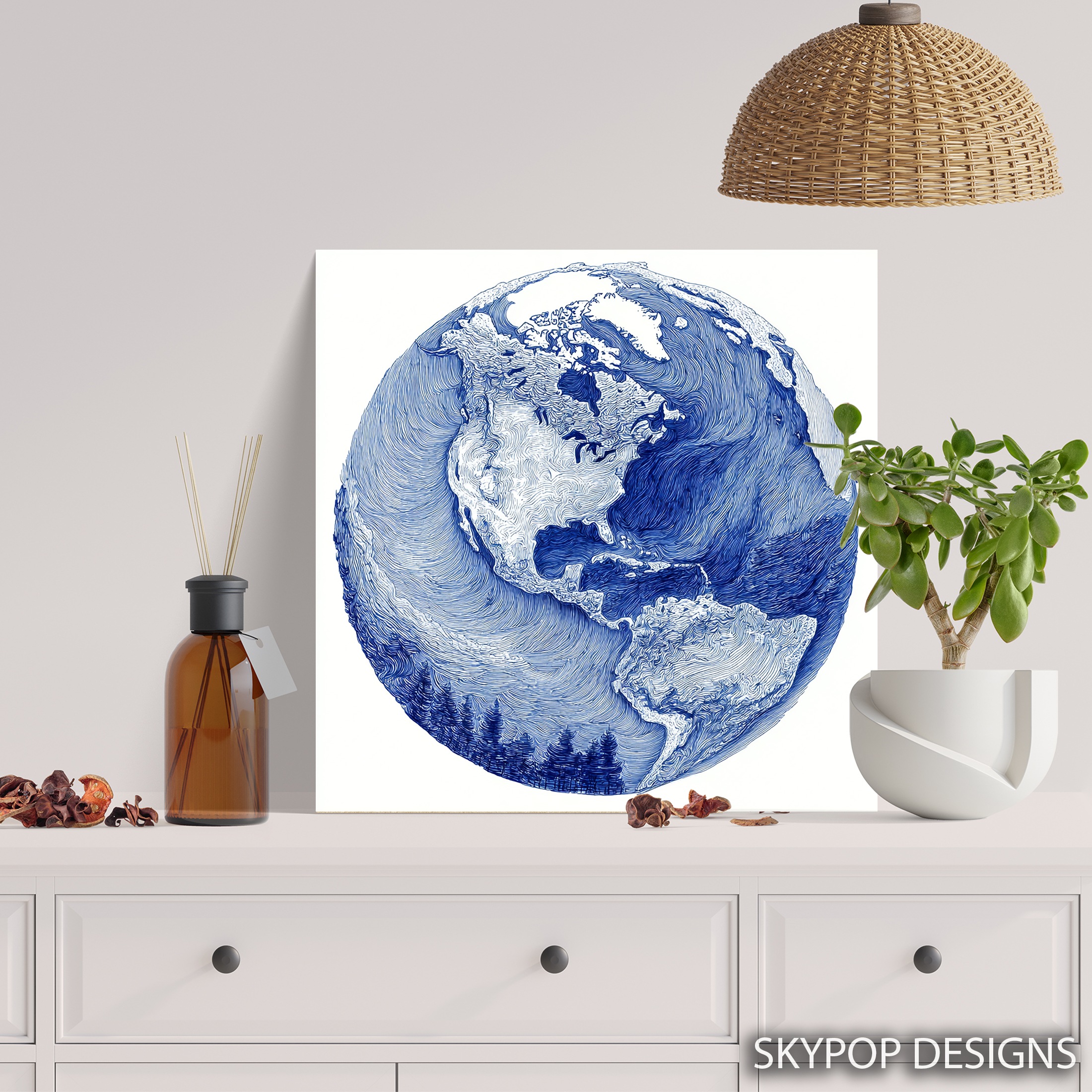 5.jpg Blue Globe Art