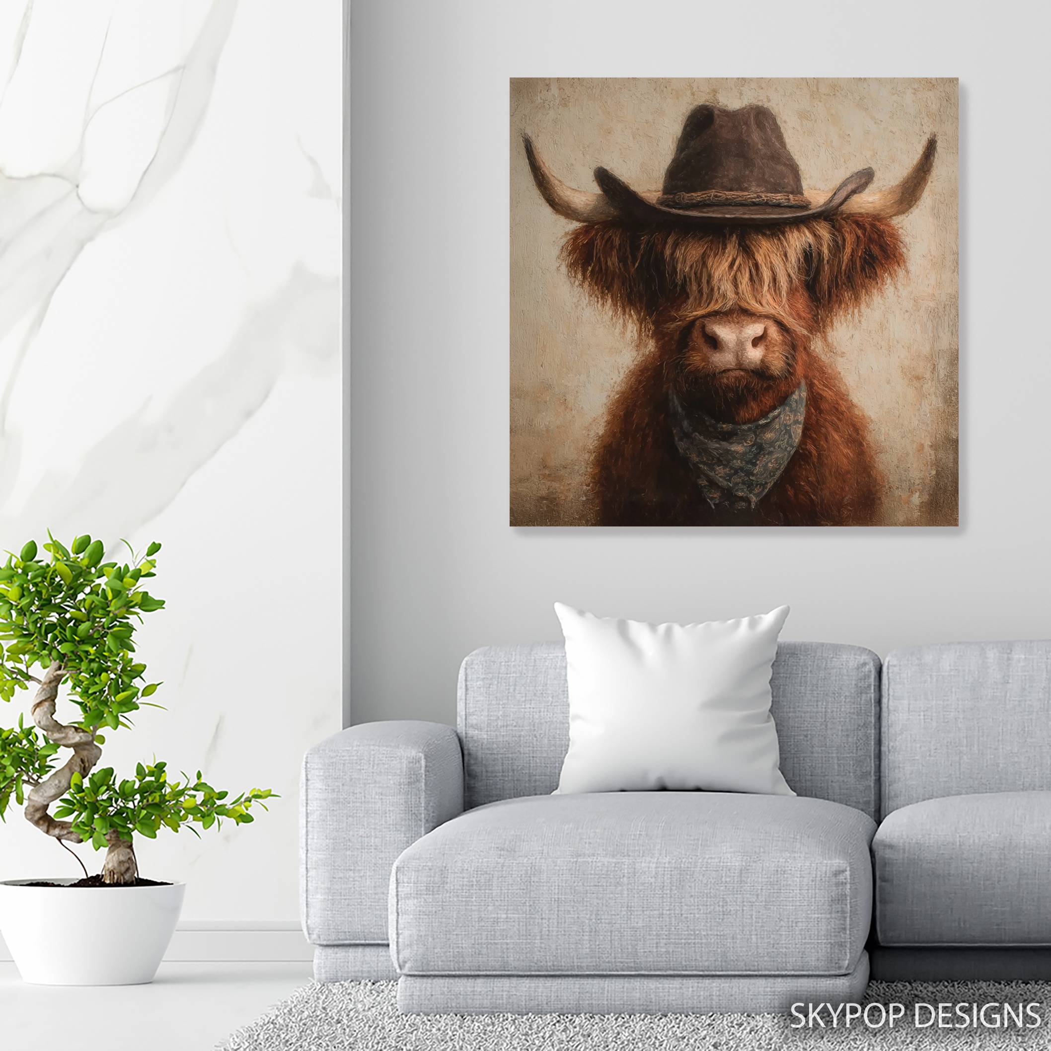 5.jpg Highland Cow Art