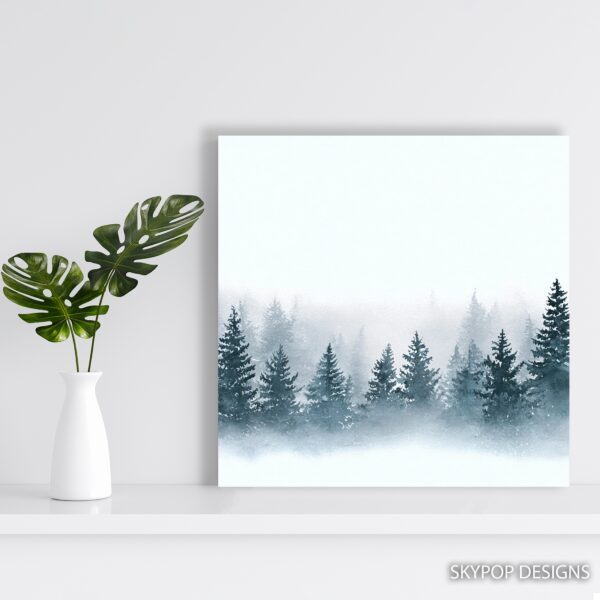 Misty Forest Art