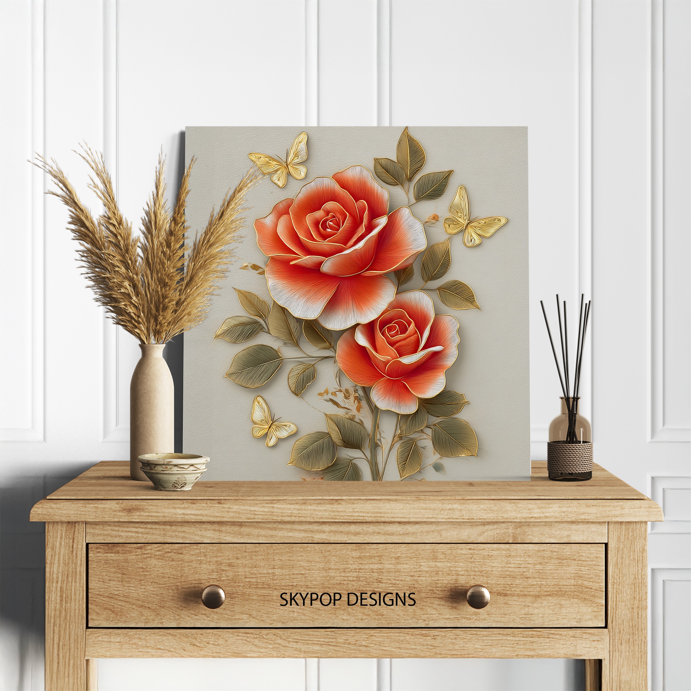 5.jpg Butterfly Rose Art
