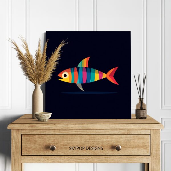 Rainbow Fish Art