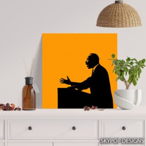 Silhouette Orator Art