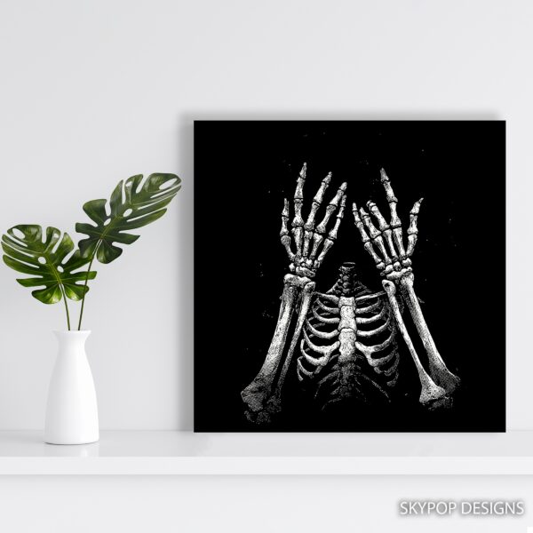 Skeletal Embrace Art