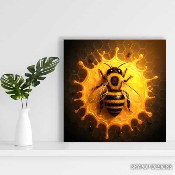 Bee Honeycomb Art