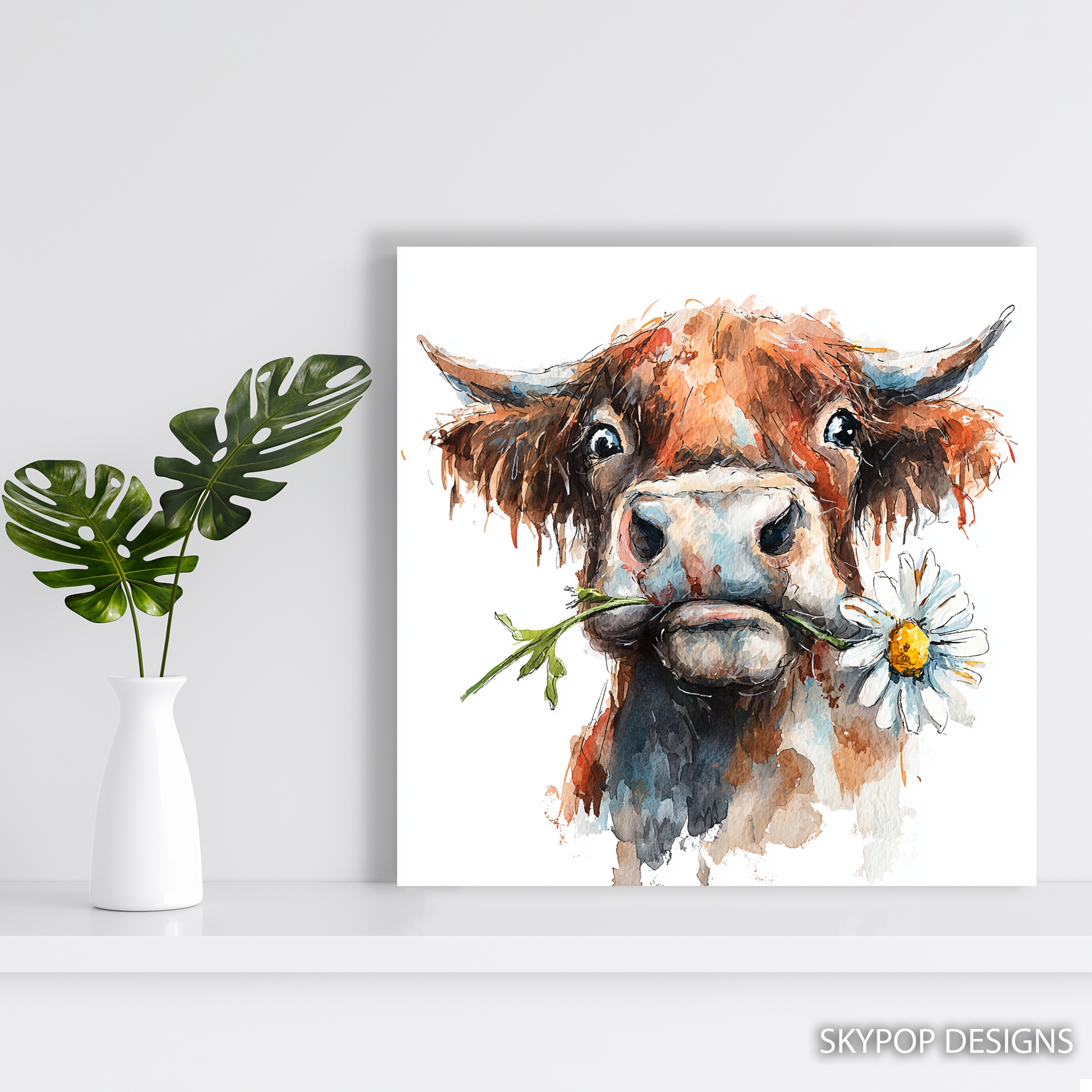 5.jpg Highland Cow Art