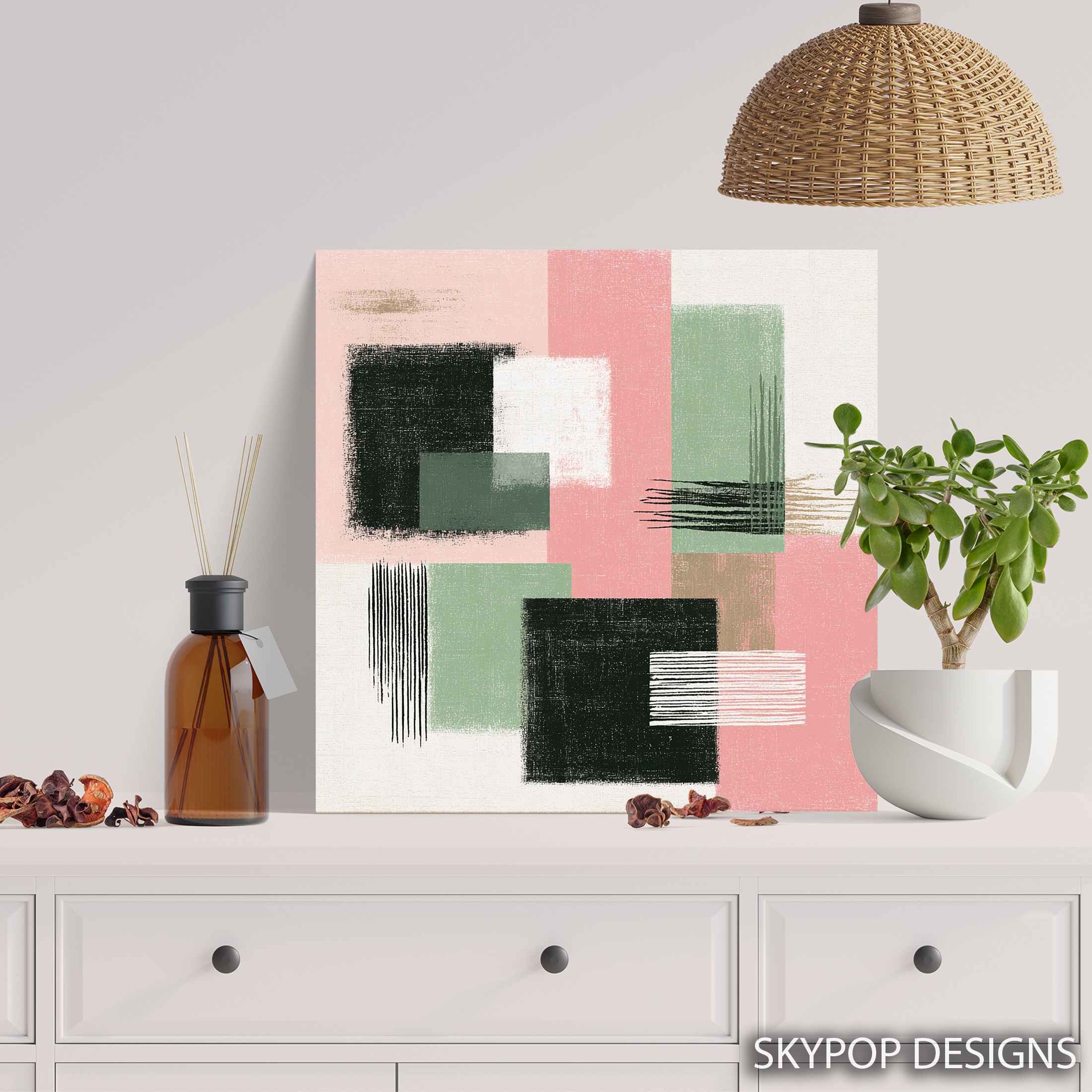 5.jpg Geometric Pastel Harmony Art
