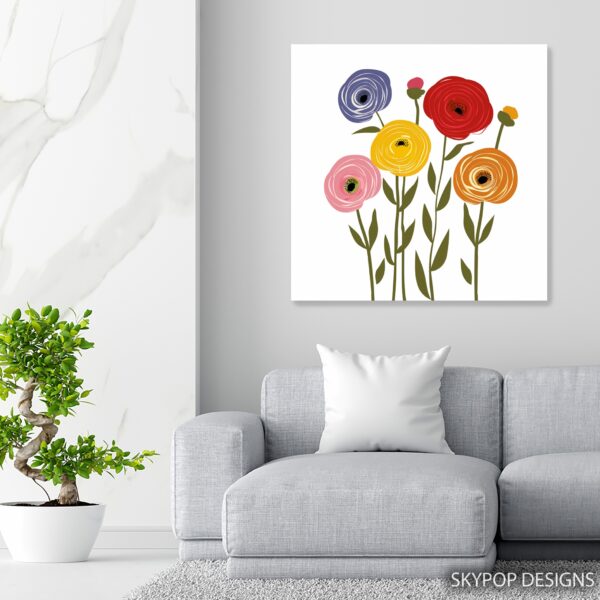 Colorful Ranunculus Bouquet
