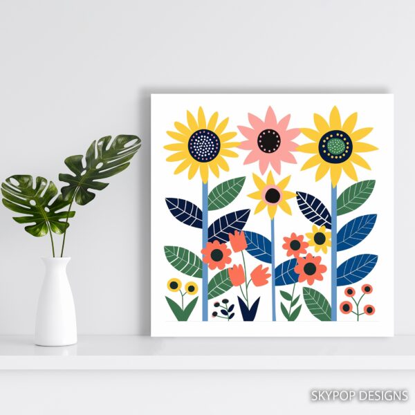 Sunflower Garden Art