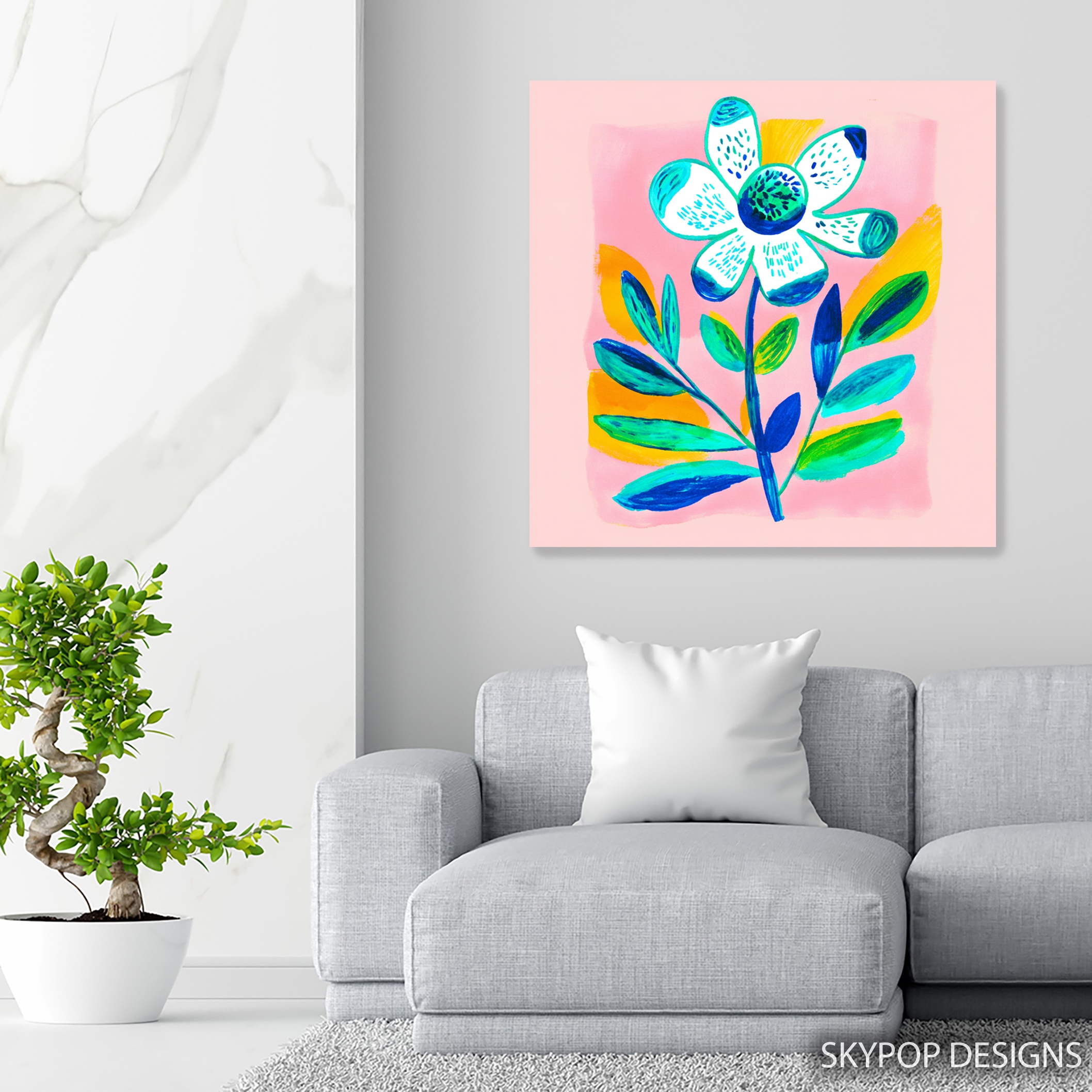 5.jpg Tropical Flower Art