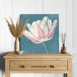 Tulip Bloom Art