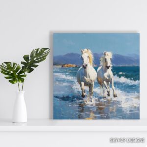 Horse Beach Art