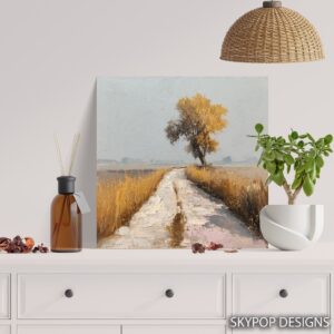 Autumn Country Road Art