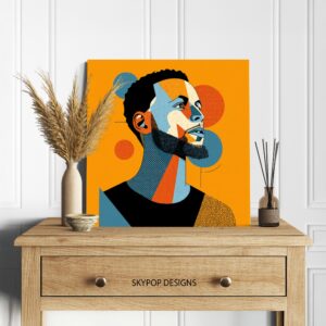 Vibrant Portrait Art
