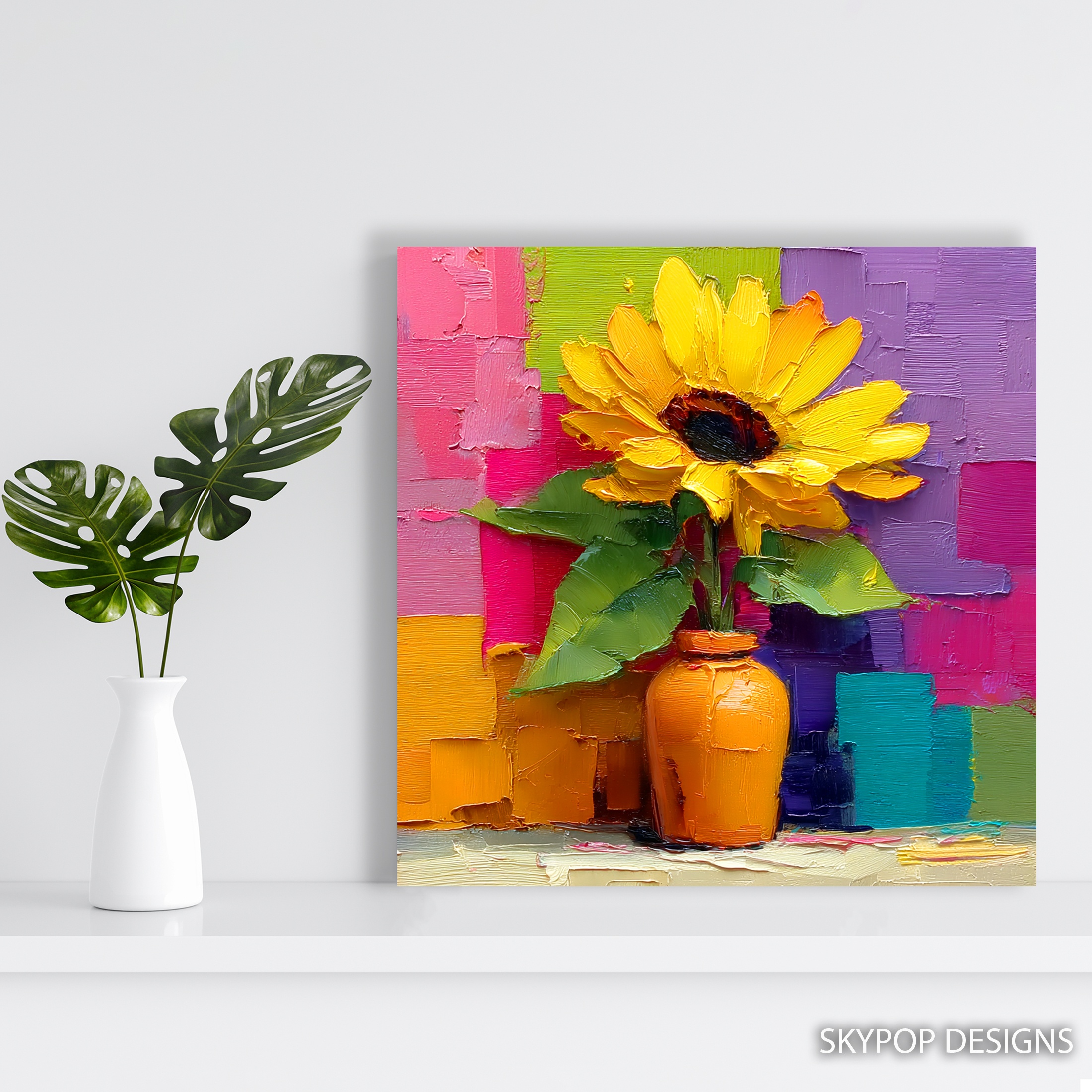 5.jpg Sunflower Vase Art