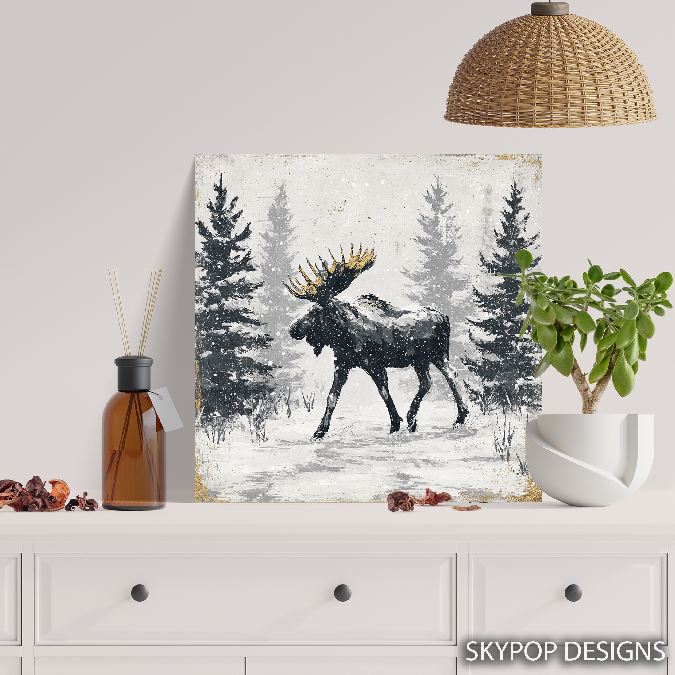 5.jpg Moose Wall Art