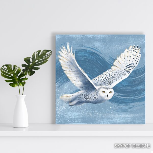 Snow Owl Art
