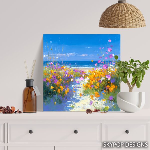 Coastal Wildflower Art