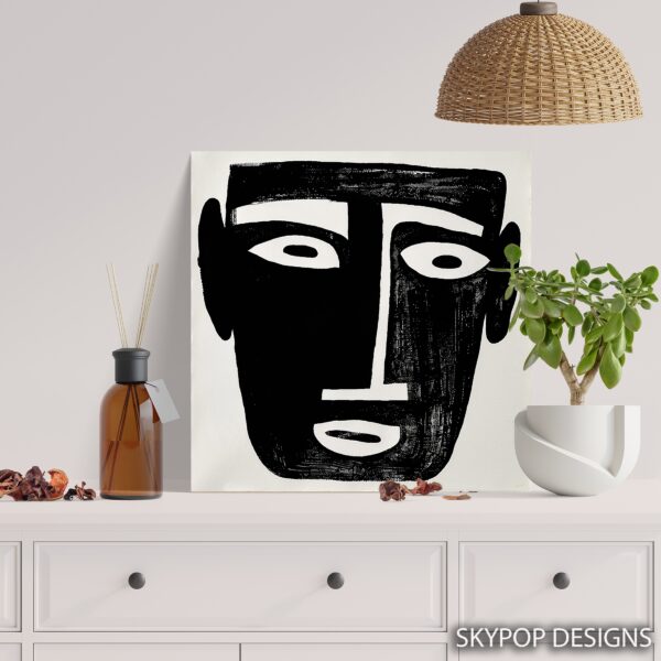 Minimalist Face Art
