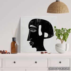 Abstract Face Art